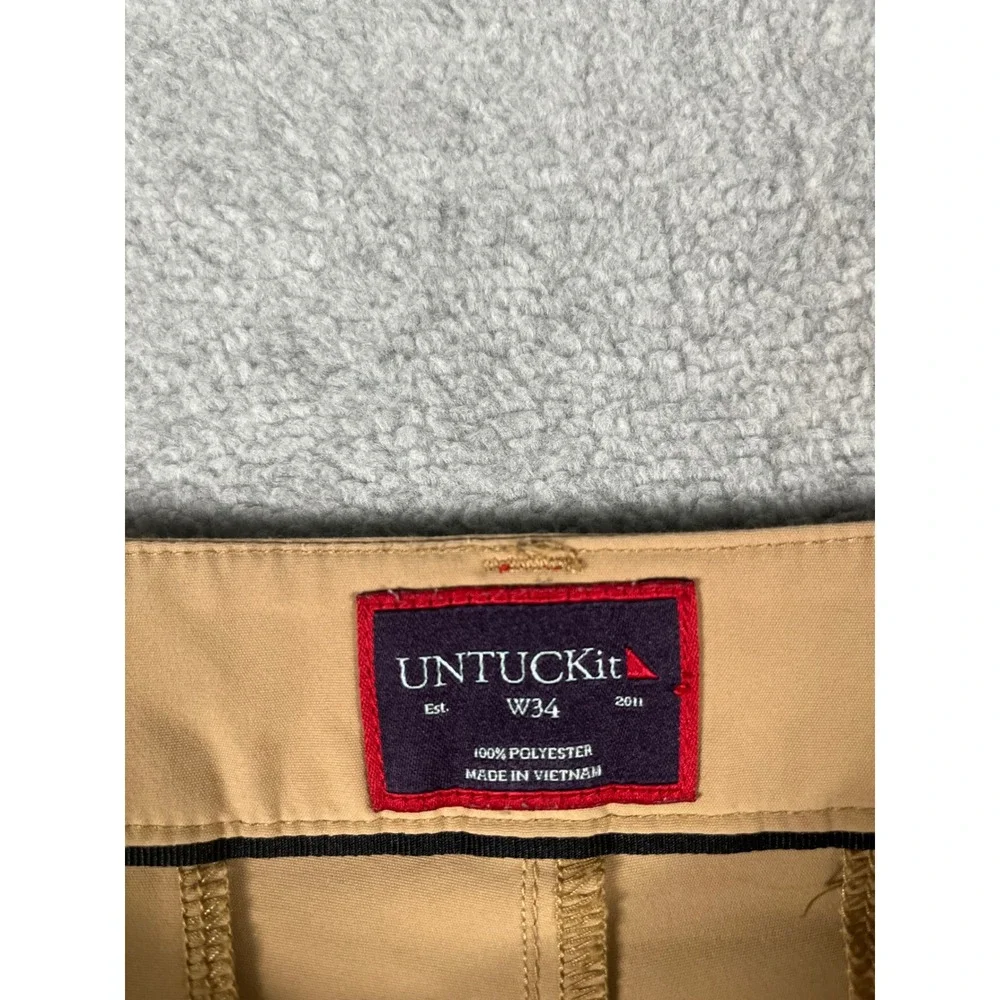UNTUCKit Mens Chancellor Performance Shorts Bundle Tan Black Size 34 Lot of 2